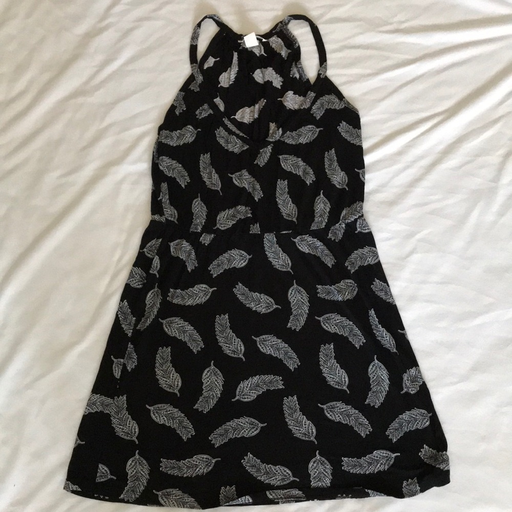 4 FOR $20 Casual Leaf Print Dress